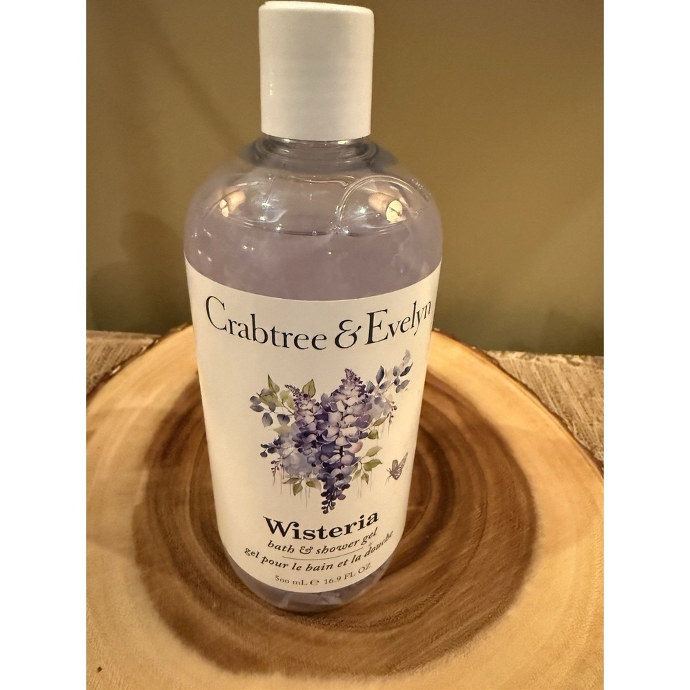 CRABTREE & EVELYN WISTERIA BATH & SHOWER‎ GEL 16.9FLOZ